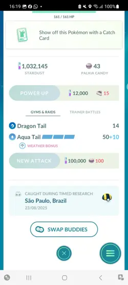 Pokemon Go Legendary Shiny Palkia ( High CP ) - Image 2