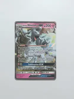 NM/M Alolan Ninetales GX 132/214 Lost Thunder Pokemon TCG - Image 1