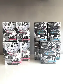 Pokemon Black Bolt & White Flare Booster Bundle x10 • Poster Collection x1 New ✅ - Image 1