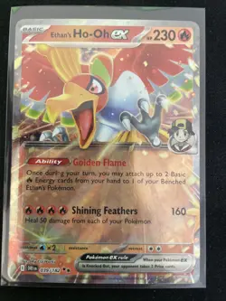 Pokemon TCG Ethan's Ho-Oh Destined Rivals 039/182 Pack Fresh NM/M - Image 1