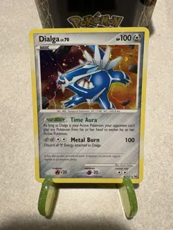DIALGA LV.70 2009 POKEMON PLATINUM BASE SET RARE HOLO 6/127 Light Play - Image 1