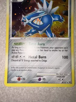 DIALGA LV.70 2009 POKEMON PLATINUM BASE SET RARE HOLO 6/127 Light Play - Image 4