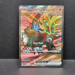 Gouging Fire ex 188/162 Temporal Forces Ultra Rare Full Art Pokemon - Image 1