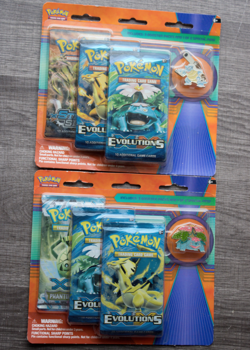 Pokemon 2016 XY 3-Pack Blister Bundle with Mega Blastoise and Mega Venusaur Pins - Image 1