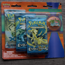 Pokemon 2016 XY 3-Pack Blister Bundle with Mega Blastoise and Mega Venusaur Pins - Image 2