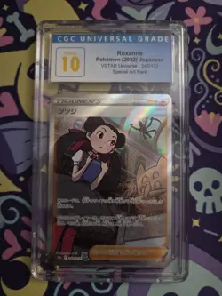 Pokemon Japanese TCG Sword & Shield VSTAR Universe Roxanne 242 CGC 10 Pristine - Image 1