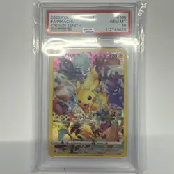 Pokemon Pikachu TCG Crown Zenith Holo Full Art Secret Rare Card PSA 10 160/159 - Image 1