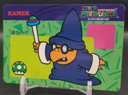 Kamek #45 Super Mario World BROS Card BANPRESTO Nintendo 1992 Japan TCG CCG B1 - Image 1