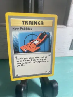 New Pokedex 95/111 Uncommon Neo Genesis Unlimited Pokemon TCG Card WOTC 2000 - Image 2