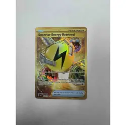 Pokemon Superior Energy Retrieval Gold Trainer Card - Sword & Shield 277/193 - Image 1