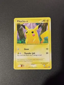 Pikachu Rising Rivals 112/111 Holo Secret Rare Pokemon Card 2009 NM - Image 1