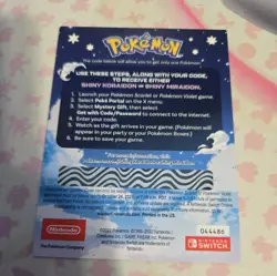 Shiny Koraidon & Miraidon Pokemon Scarlet Violet Code Card - Gamestop - Image 2