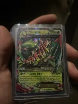 Pokemon Mega Sceptile EX TCG Full Art Ultra Rare Card Ancient Origins 85/98 NM - Image 1