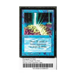 WOTC MtG Beta Braingeyser (R) Fair - Image 1