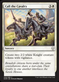 Call the Cavalry - Light Play MTG Dominaria - Image 1