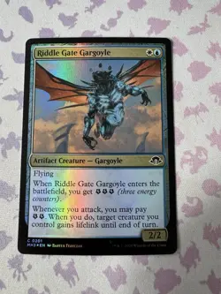 MTG - Riddle Gate Gargoyle - MH3 - 0201 - Foil - Image 1