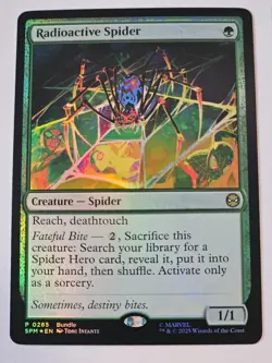 MTG - Radioactive Spider FOIL Promo - Marvel: Spider-Man - Image 1