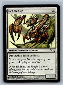 Magic The Gathering Mirrodin Needlebug #217/306 MTG TCG CCG - Image 1