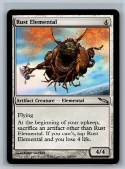 Magic The Gathering Mirrodin Rust Elemental #234/306 MTG TCG CCG - Image 1