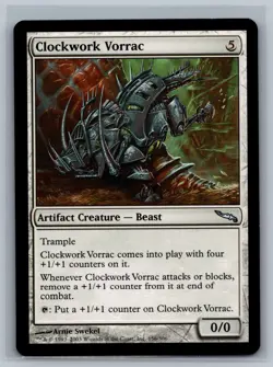 Magic The Gathering Mirrodin Clockwork Vorrac #156/306 MTG TCG CCG - Image 1