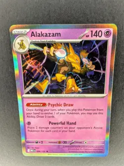 🔷 Alakazam 56/132 🔷 Holo - Mega Evolution Pokemon NM Or Better - Image 3