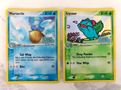 Pokemon EX Crystal Guardians Ivysaur / Wartortle Reverse Lot LP - Image 1
