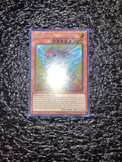 Yugioh! Galaxy-Eyes Photon Dragon Chibi Artwork BLMM-EN007 Secret Rare 1st NM - Image 1