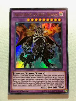 YUGIOH Archfiend Black Skull Dragon CORE-EN048 Ultra Rare NM - Image 1
