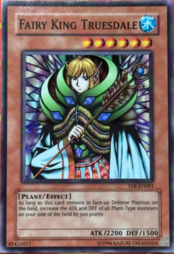 FAIRY KING TRUESDALE SUPER RARE TFK-EN001 YuGiOh TCG Card - Image 1