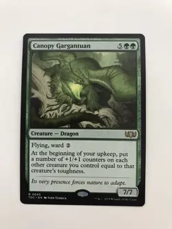 Canopy Gargantuan MTG Magic the Gathering Card NM Near Mint TDC - Image 1