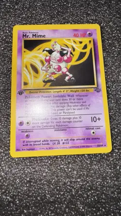 Pokemon Jungle Mr. Mime 22/64 1st Edition Non-Holo Card - Image 1