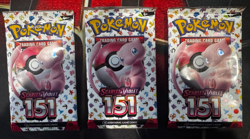 Pokemon Trading Card Game Scarlet and Violet 151 Booster Packs - Bundle Of 3 - Image 1