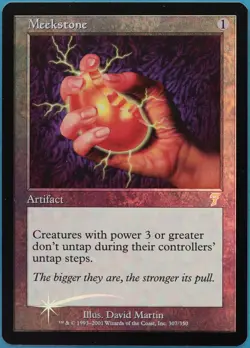 Meekstone FOIL 7th Edition NM Artifact Rare MAGIC MTG CARD (ID# 434140) ABUGames - Image 1