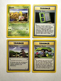 Pokemon TCG WOTC Neo Genesis 4 Card Lot w/ Shuckle - Image 1