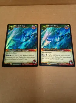 * Warcraft TCG Time Walkers Single Card The Lich King - Image 1