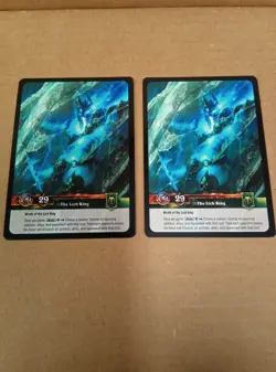 * Warcraft TCG Time Walkers Single Card The Lich King - Image 2