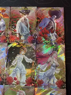 One Piece 9 Collectible Character Anime Cards CCG Boa Rose Garden Sabo Uta - Image 3