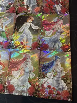 One Piece 9 Collectible Character Anime Cards CCG Boa Rose Garden Sabo Uta - Image 4