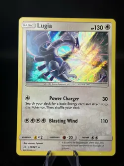 LUGIA Team Up Series POKEMON Holo 2019 Trading Card 131/181 - Image 1
