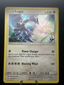 LUGIA Team Up Series POKEMON Holo 2019 Trading Card 131/181 - Image 3