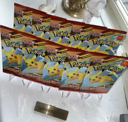 10 Pack Pikachu and Random Card Pokemon Card McDonald's Promo 020/M-P Japanese - Image 2