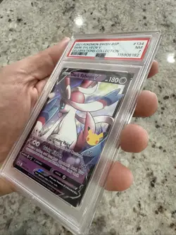 Dark Sylveon V SWSH134 SWSH: Sword & Shield Promo Cards Holo PSA 7 - Image 4