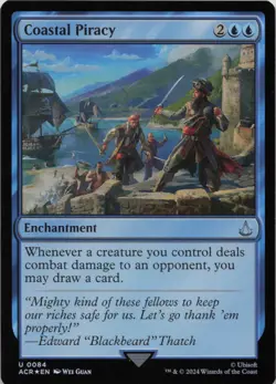 Coastal Piracy - FOIL - U Universes Beyond: Assassin's Creed 84 - MTG - Image 1