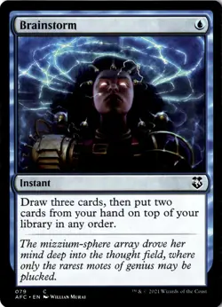 Brainstorm C Commander: Adventures in the Forgotten Realms 79 NM - Image 1