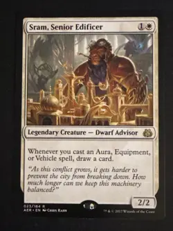 1x Sram, Senior Edificer (023) Aether Revolt LP MTG Magic the Gathering x1 MKE - Image 1