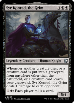 Syr Konrad, the Grim #207 | Near Mint | Modern Horizons 3 Commander Magic MTG - Image 1