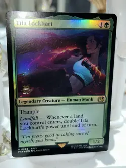 Tifa Lockhart Prerelease Foil English MTG Final Fantasy Near Mint - Image 1