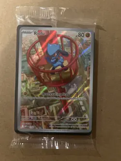 SEALED Riolu 010 Mega Evolution ETB Promo - Pokemon TCG - Image 1