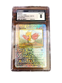 Spearow Reverse Holo Common #94 - CGC NM/MINT 8 - Legendary Collection - Pokemon - Image 1