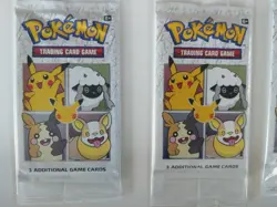 k6 Lot Pokemon 25th Anniversary Booster Pack Promo General Mills Pikachu NEW - Image 2